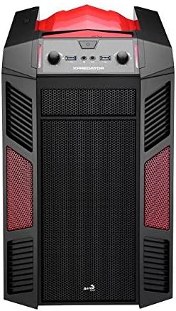 Areocool Xpredator Cube Mini Tower Computer Case with 6 Fan Controller, Fits Micro-ATX Motherboard and up to 2 x 280mm Radiators, 16 Pounds (White)