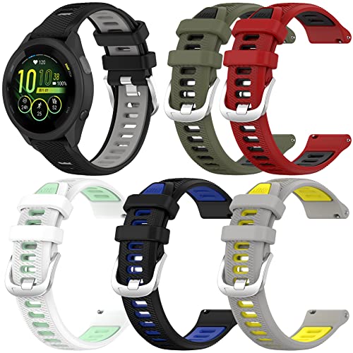 Correa deportiva de silicona 18mm compatible Garmin