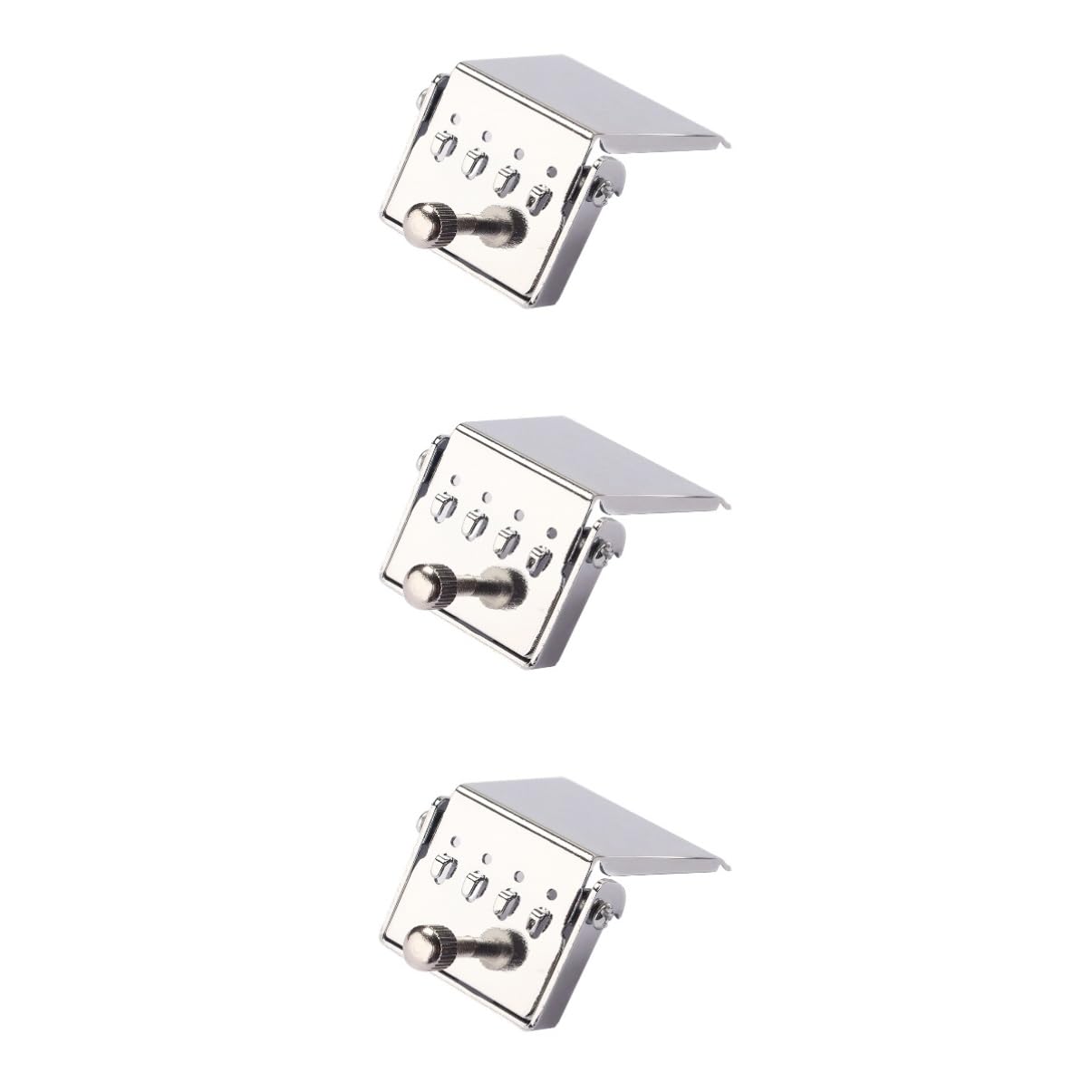 ibasenice String Banjo Tailpiece Bridge Plate Silber Ersatzteil Für Banjo Verbesserte Klangqualität Installieren Stabil Und Langlebig
