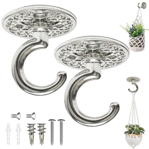 Evsteluo Decorative Ceiling & Wall Hook – Heavy Duty Zinc