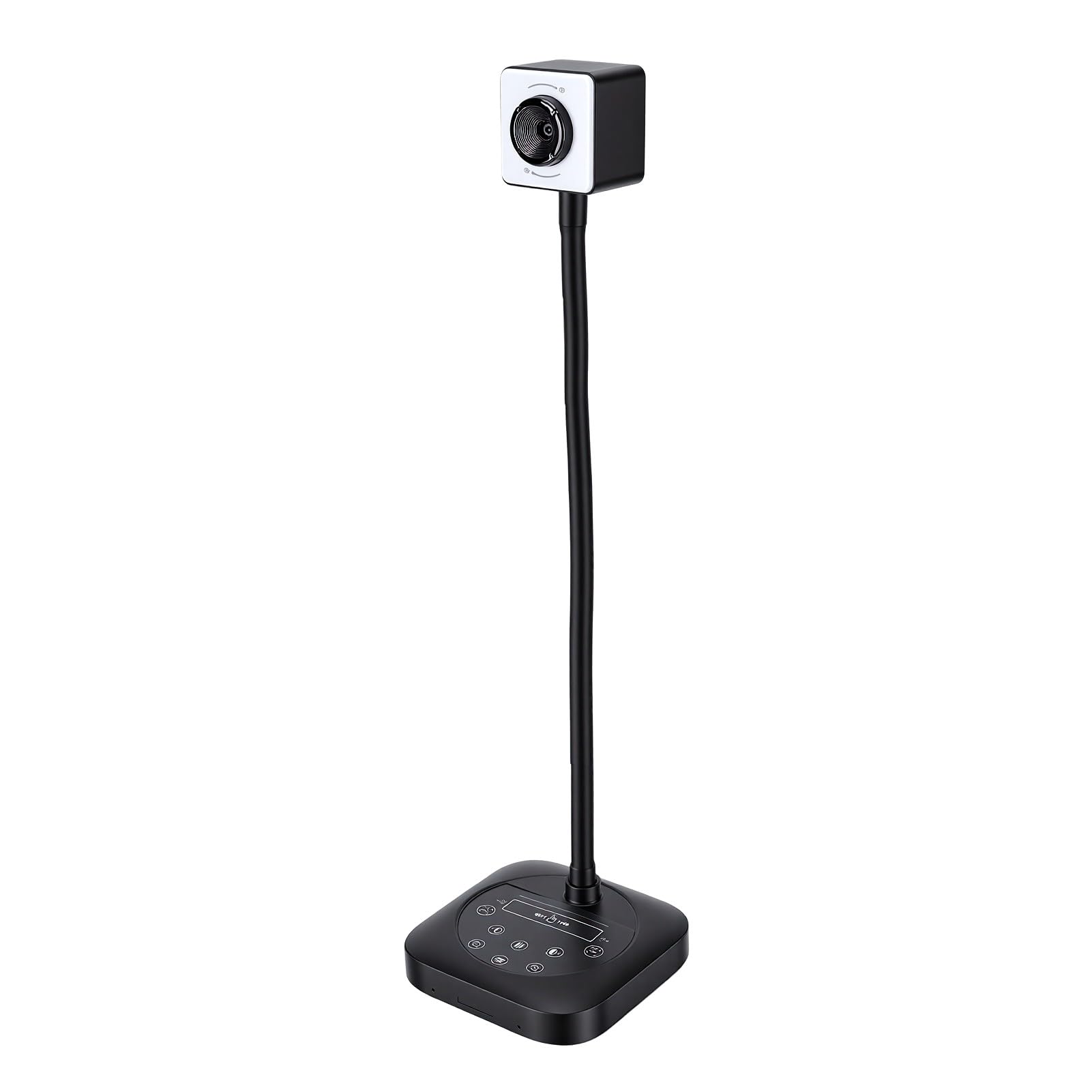 Kamera Dokumentacyjna 4K do Nauczania, Składana Kamera Internetowa USB 8 MP, z Dwoma Mikrofonami z redukcją Szumów, Oświetleniem LED, do Użytku Online, demonstracją