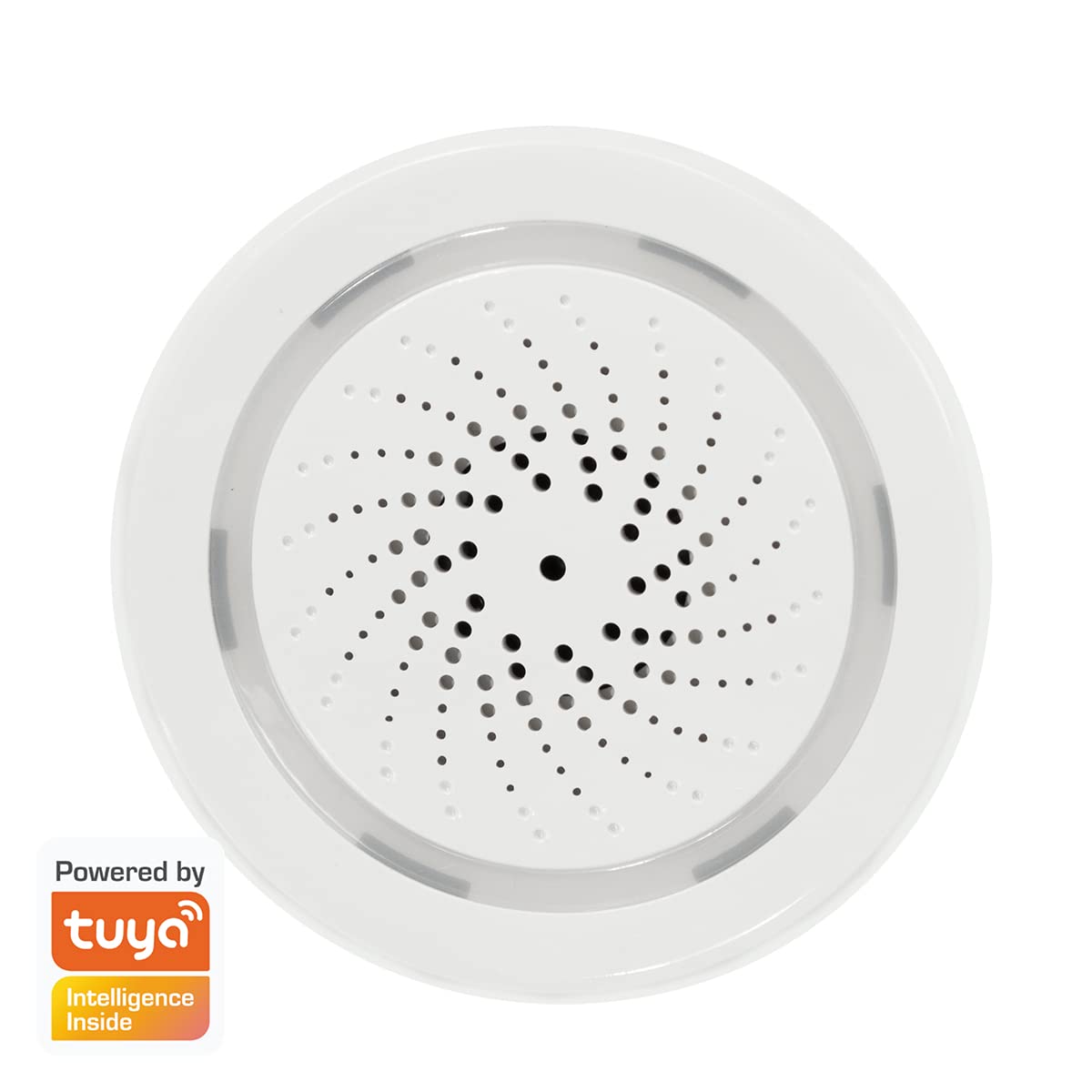 LogiLink SH0110 - Wi-Fi Smart Home Alarmsirene (90db), über App steuerbar, IP20, Tuya kompatibel, unterstützt Amazon Alexa und Google Home