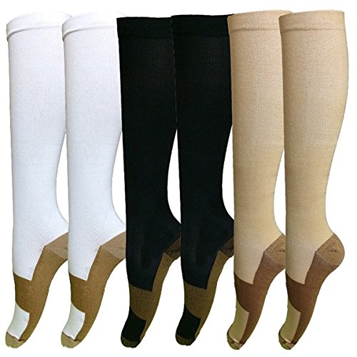 Compression Copper Socks For Women and Men - Best for Sports, Running, Athletic, Medical, Travel, Nurses, Yoga3