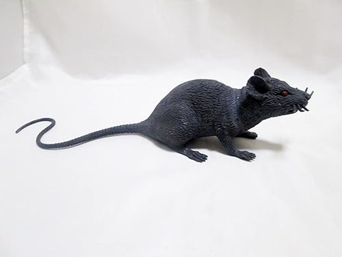 Miniatura 9 de Ratas artificiales súper grandes de PVC para Halloween, juego de ratas falsas novedosas simulaciones, accesorios de broma terribles para fiestas,