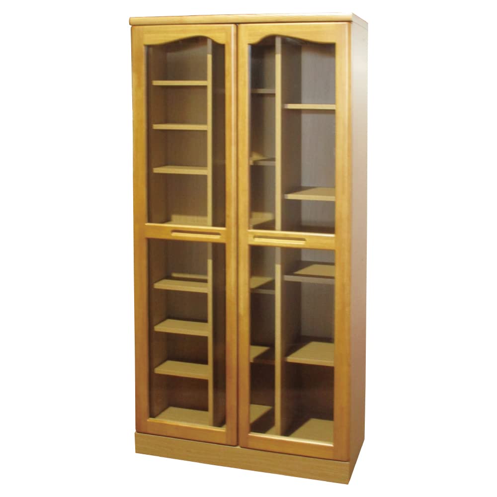 Amazon｜小島工芸 スライド書棚 KD-221 90幅 幅90×奥行42×高さ180.3cm 