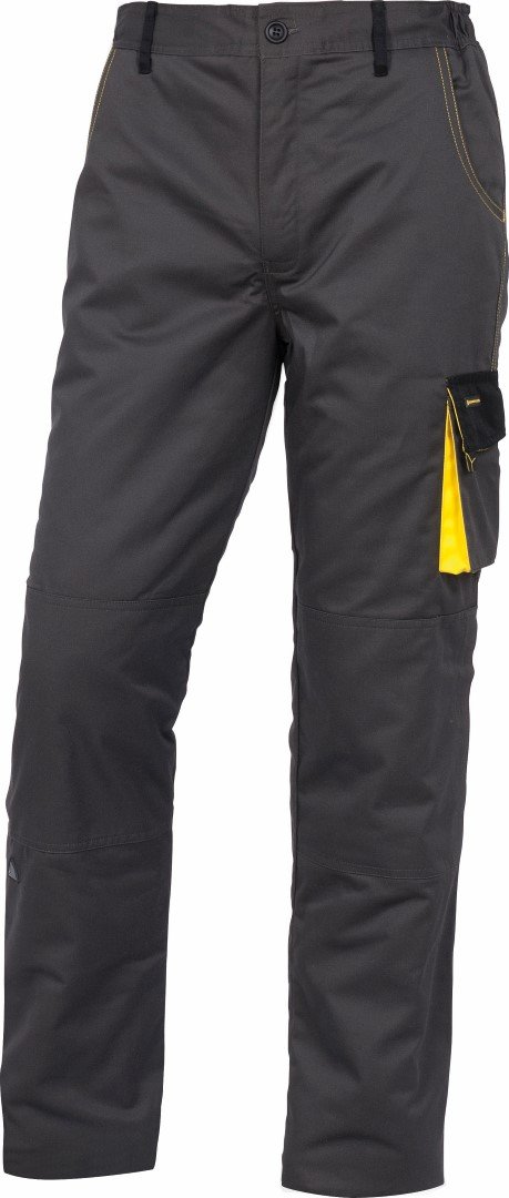 Delta plus vestuario laboral - Pantalon d-mach poliester algodón talla xxl gris/amarillo