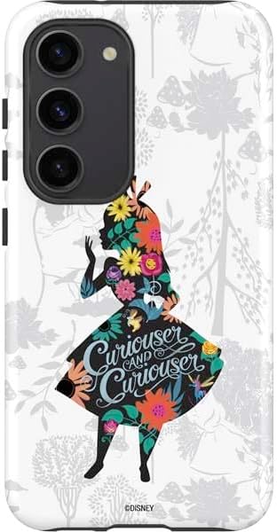 Skinit Pro Phone Case Compatible with Galaxy S23 - Officially Licensed Disney Alice in Wonderland (Animated) Mad Tea Party Design
