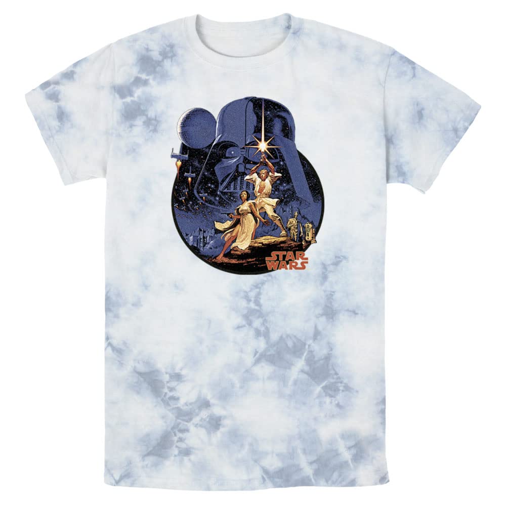 STAR WARS Stellar Vintage Young Men's Short Sleeve Tee Shirt