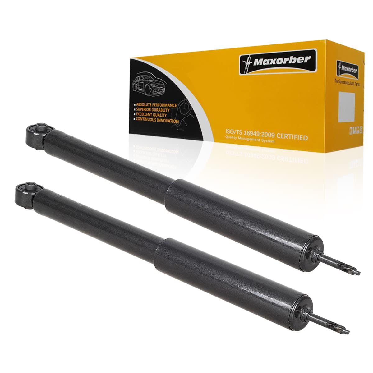 Maxorber Rear Shock Absorber Compatible with 2001 XL-7 2002-2006 Suzuki Grand Vitara Set of 2 Passenger and Driver Side 344440, 37269