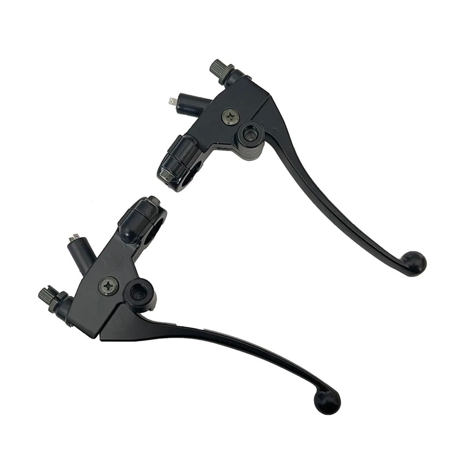 JWQEBNS Motorcycle Brake Clutch Levers for CG125 150 200 FXD Wuyang WY125 7/8'' 22mm Universal Motorcycle Brake Clutch Handle Lever Left Right(1 Pair)
