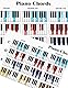 Piano Chord and Scale Poster Chart, gedruckt auf wasserdichtem, nicht zerreißendem Papier, perfekte Anleitung für Anfänger, Größe: 61,0x76,2cm
