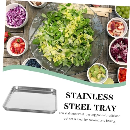 Plateaux de cuisson au design élégant et solide en acier inoxydable pur - 7