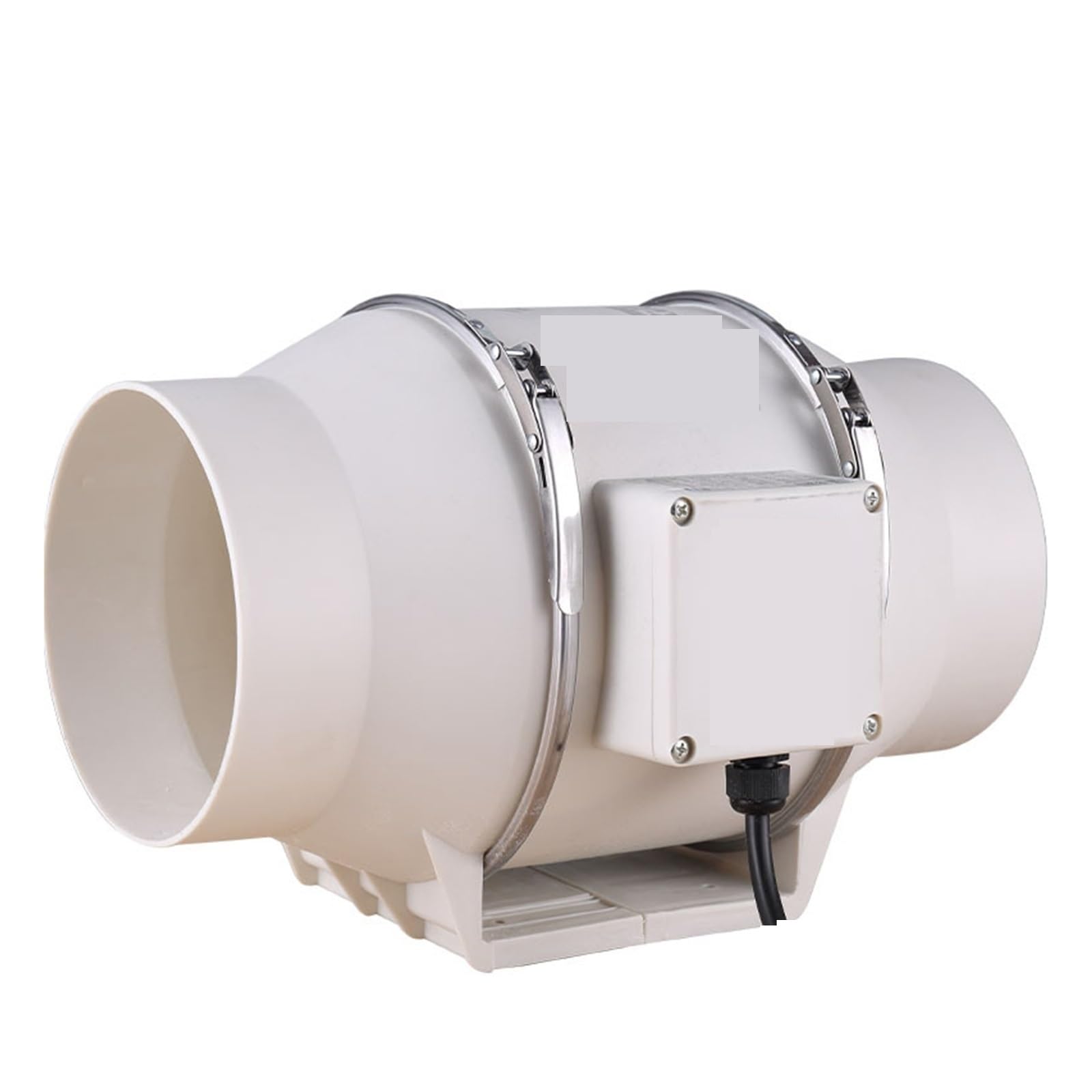 Kxjqbm 4 Inch Exhaust Fan, 4/5/6 Inch Exhaust Fan Home Silent Inline Pipe Duct Bathroom Extractor Ventilation Kitchen Toilet Wall Air Ventilator(4 Inch)