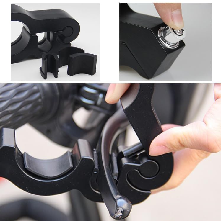Antivol De Guidon Moto AUFER - Avec 2 Clés, Compatible Scooters Et Motos (diam. 38mm)