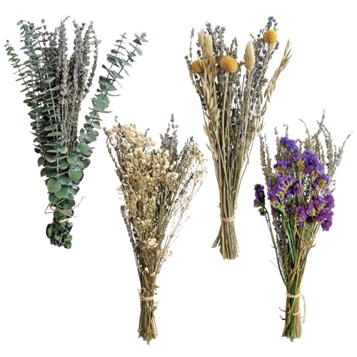 4 ramos grandes secos de lavanda 15-17 pulgadas miniatura 1