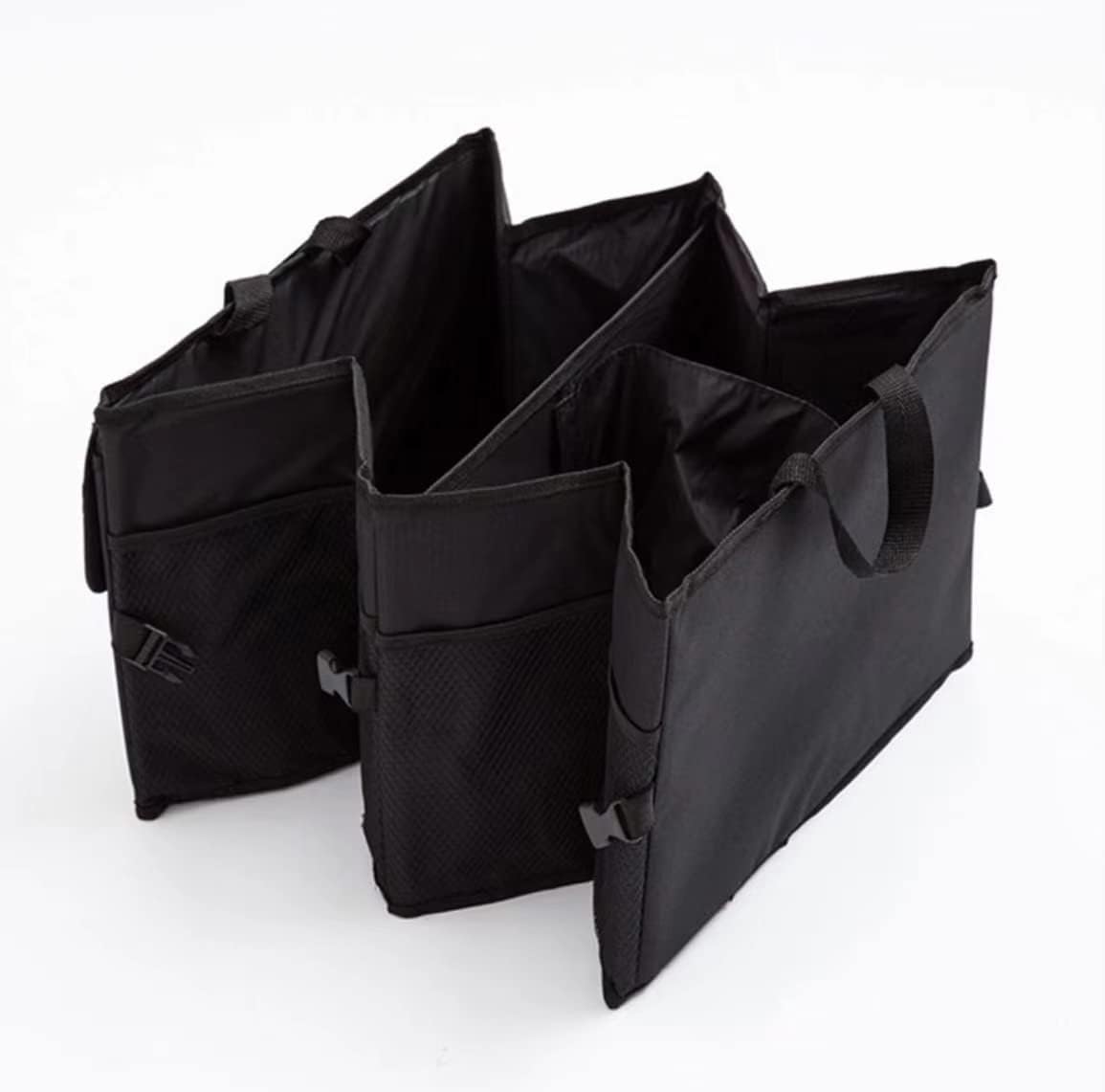 Ravem Cesta organizadora Maletero Coche para Audi Q6 e‑Tron/Q6 Sportback e‑Tron. Bolsa Impermeable multicompartimento para Guardar Accesorios Coche asa, Plegable.