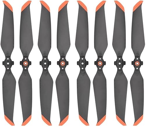 8PCS 7238F Low Noise Propellers for DJI Mavic Air 2AIR 2S Wing Fan Quick Release Props for DJI Mavic Air 2S Drone Accessories (Color Orange)