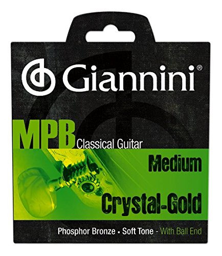 Qual a Melhor Corda para Violão de Nylon de 2025? Melhores Ranking 3 Giannini GENWG MPB Jazz Clássico Guitarra Bronze Fósforo/Nylon Cristal com Cordas de Extremidade Bola