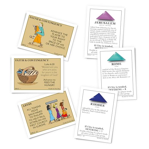 Late for The Sky Bibleopoly Family Board Game miniatura 3