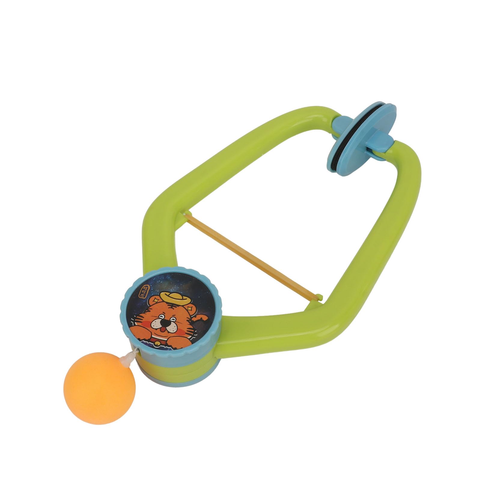 POENVFPO Indoor Hanging Table Tennis Training Device,Portable Adjustable Self Workout Exerciser with Racket and Balls for Kids