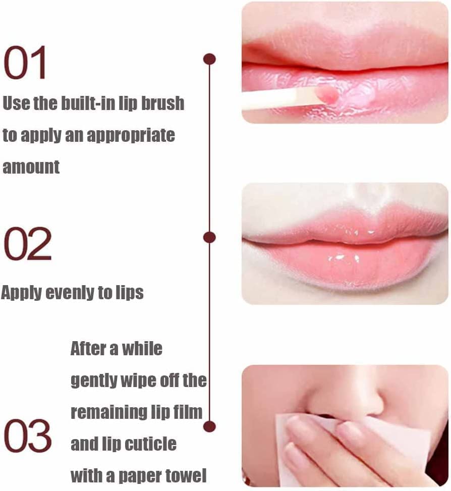 Miniatura 3 de Máscara de labios para dormir con membrana nocturna, Kiss Pony Cherry Jelly Sleeping Lip Film, bálsamo labial hidratante reparador (2 unidades)