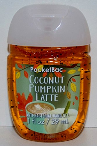 Bath & Body Works PocketBac Hand Gel Sanitizer Coconut Pumpkin Latte