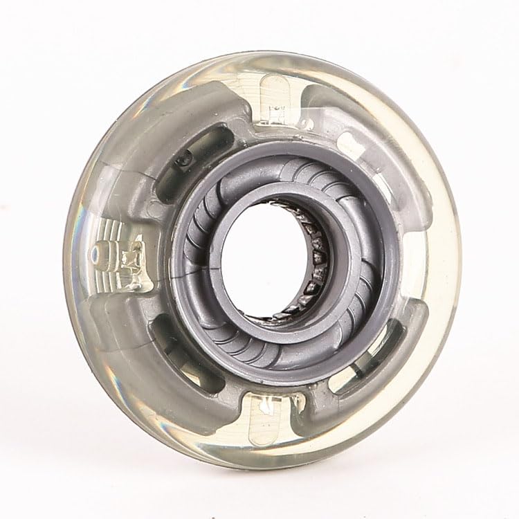 Roues Lumineuses à LED 70 mm pour Patins à Roues alignées 85 A Roues de Rechange sans roulements, Lot de 8