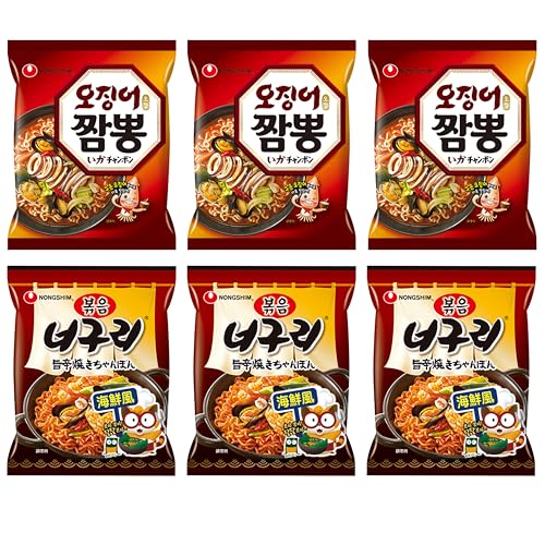 Nongshim �C�N�`�����|���̃o���G�[�V���� (�C�J�����ۂ�124gx3�H���|�h�Ă������ۂ�137gx3�H) �y�؍��H�i�z���؍��H�i���؍��H�ށ��؍����[�����g�ݍ��킹�͎��R�� �C���X�^���g���[�������܃��[���������[���� �������������[����