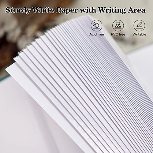 Mublalbum Photo Album 4X6 200 Photos Linen Cover With Memo Areas Photobook Pictures Book For Wedding Family Baby Vacation  thumb #4