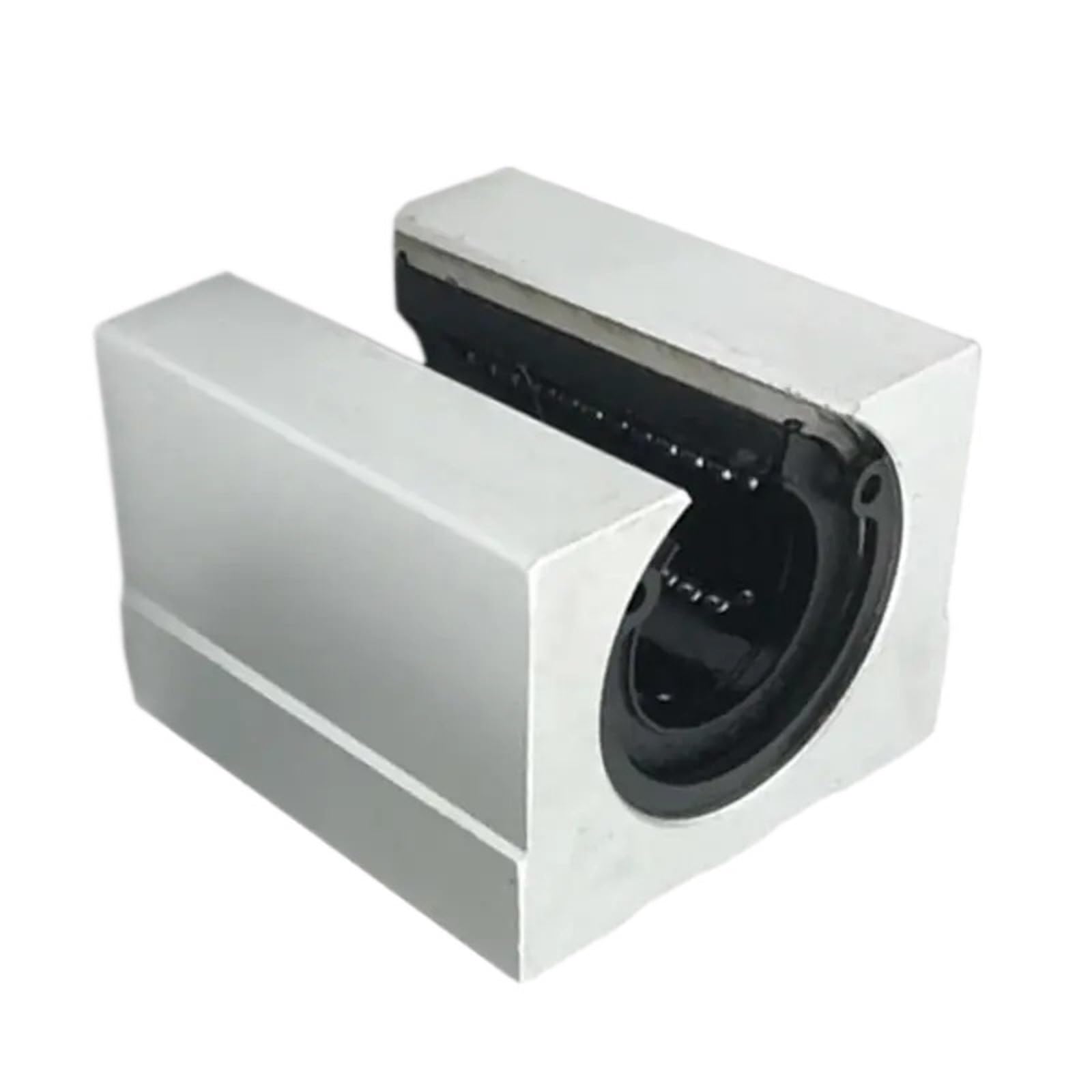 Unità di scorrimento con cuscinetto a sfere lineare SBR25UU, guida di scorrimento con cuscinetto lineare leggero da 25 mm, staffa cilindrica in alluminio