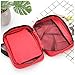 PAXLAMB First Aid Bag First Aid Kit Empty Medical Storage Bag Red Trauma Bag for Emergency First Aid Kits Car Workshop Cycling Outdoors (Red 1PC)