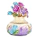 Produktbild Hilitand Vase Form handgefertigte Legierung Schmuck Organizer Trinket Box schönes Geschenk Vintage-Stil Schmuckschatulle Kunsthandwerk Dekoration(Purple)