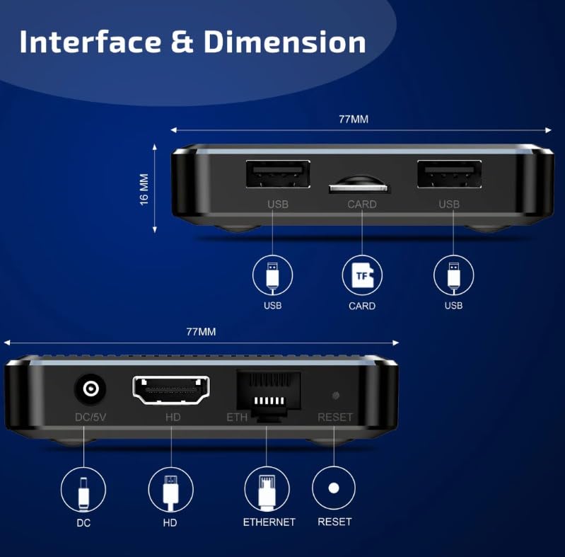 Image of X98Q Mini PC Box | Amlogic S905W2 Quad-Core Processor | 2GB RAM + 16GB ROM | 4K UHD | Dual-Band WiFi | Bluetooth