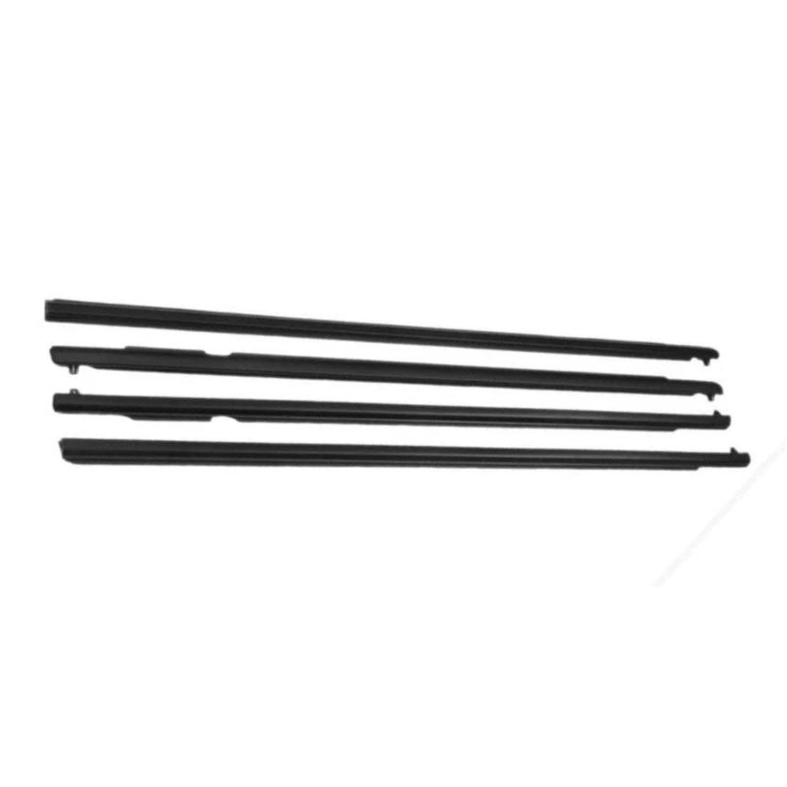 Yijiavsx One Color Car Weather Stripping For Mazda 3 2004-2007 Hatchback Moudling Window Glass Belt Line Bp4k-50-660G 4 Pcs Black Window Weather Strips