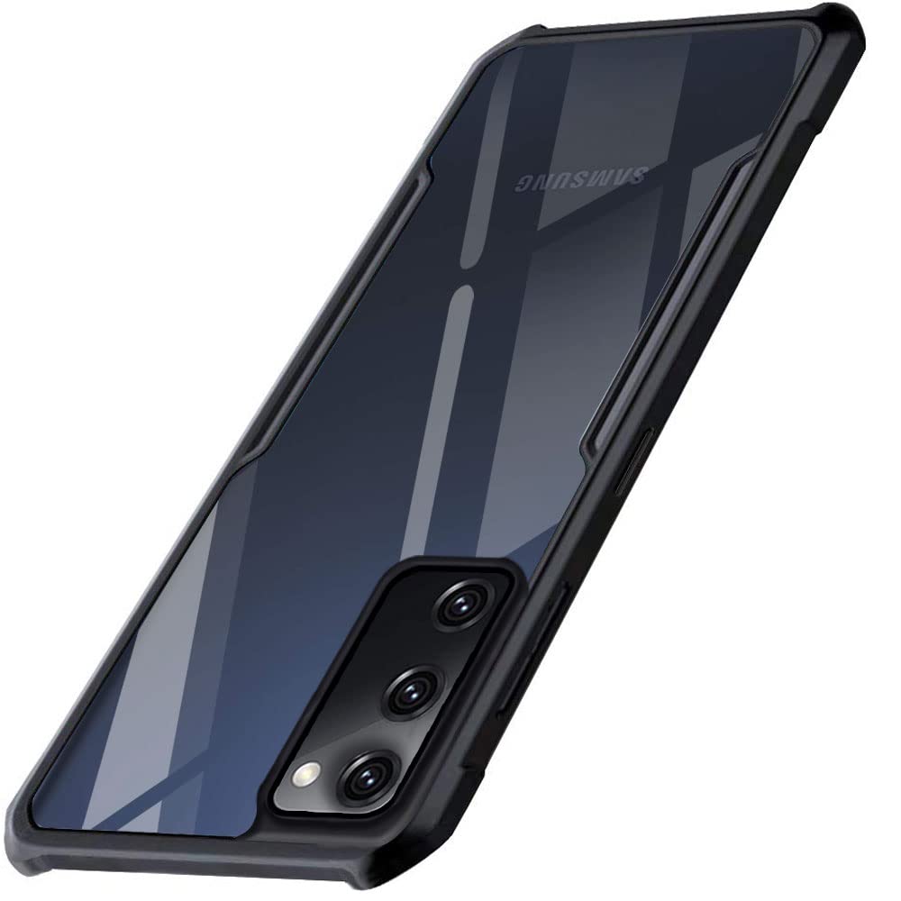 TheGiftKart Shockproof Clear Back Cover Case for Samsung Galaxy S20 FE / S20 FE 5G | 360 Degree Protection | Hard Transparent Back Cover Case for Samsung S20 FE / S20 FE 5G (PC & TPU, Black Bumper) (B09PH8GVR6) Amazon Price History, Amazon Price Tracker
