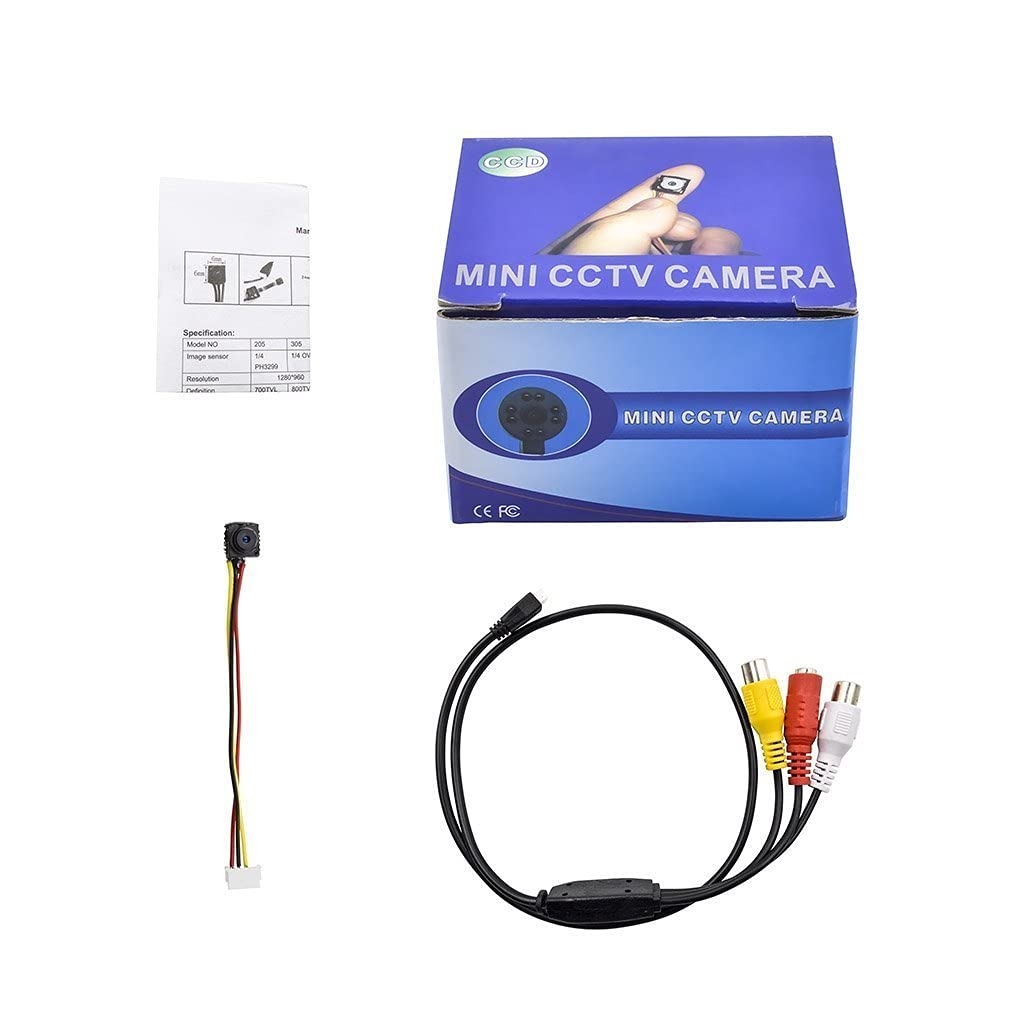 Mini kamera CCTV CCTV z przewodem CCTV TONDA 800TVL NTSC/PAL audio micro kamera ukryta do nadzoru wideo cw247