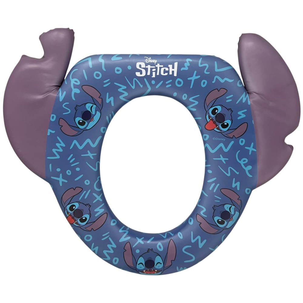 Stitch Toilet Seat for Children Universal Disney 38 x 34 cm Ergonomic Comfortable and Safe Easy to Clean from 10 Months