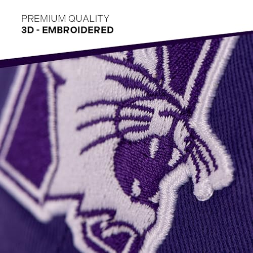 Gorra de béisbol ajustable morada Northwestern University miniatura 3