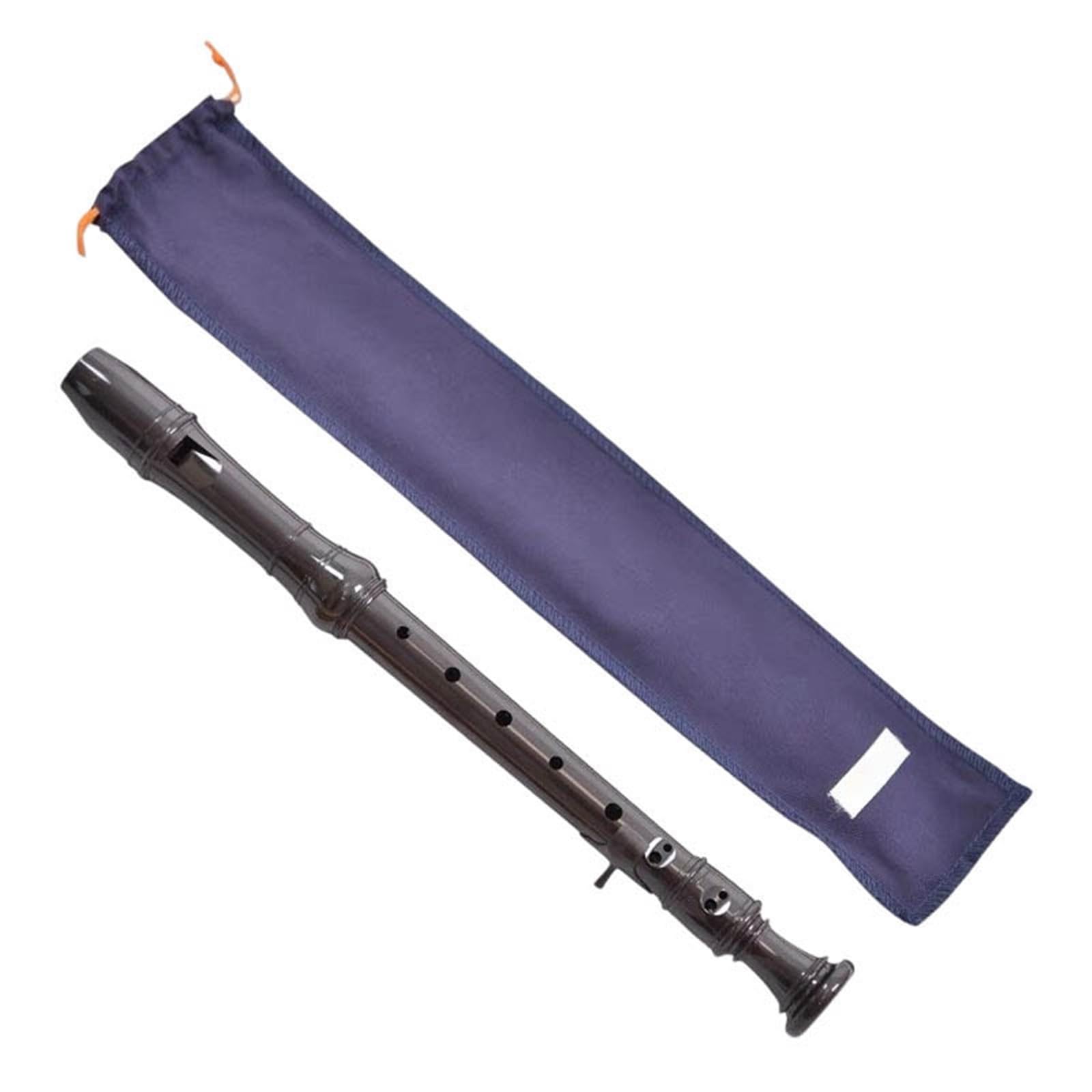 Flauto Dolce Flauto Dolce Soprano A 8 Fori Diteggiatura Tedesco-inglese | Il suono del flauto è brillante, morbido, bello e preciso.(British Black)