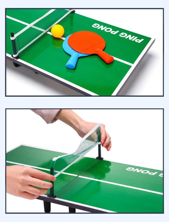 Amazon | ミニ 卓球台 セット 木製 家庭用 子供用 ピンポン 卓球
