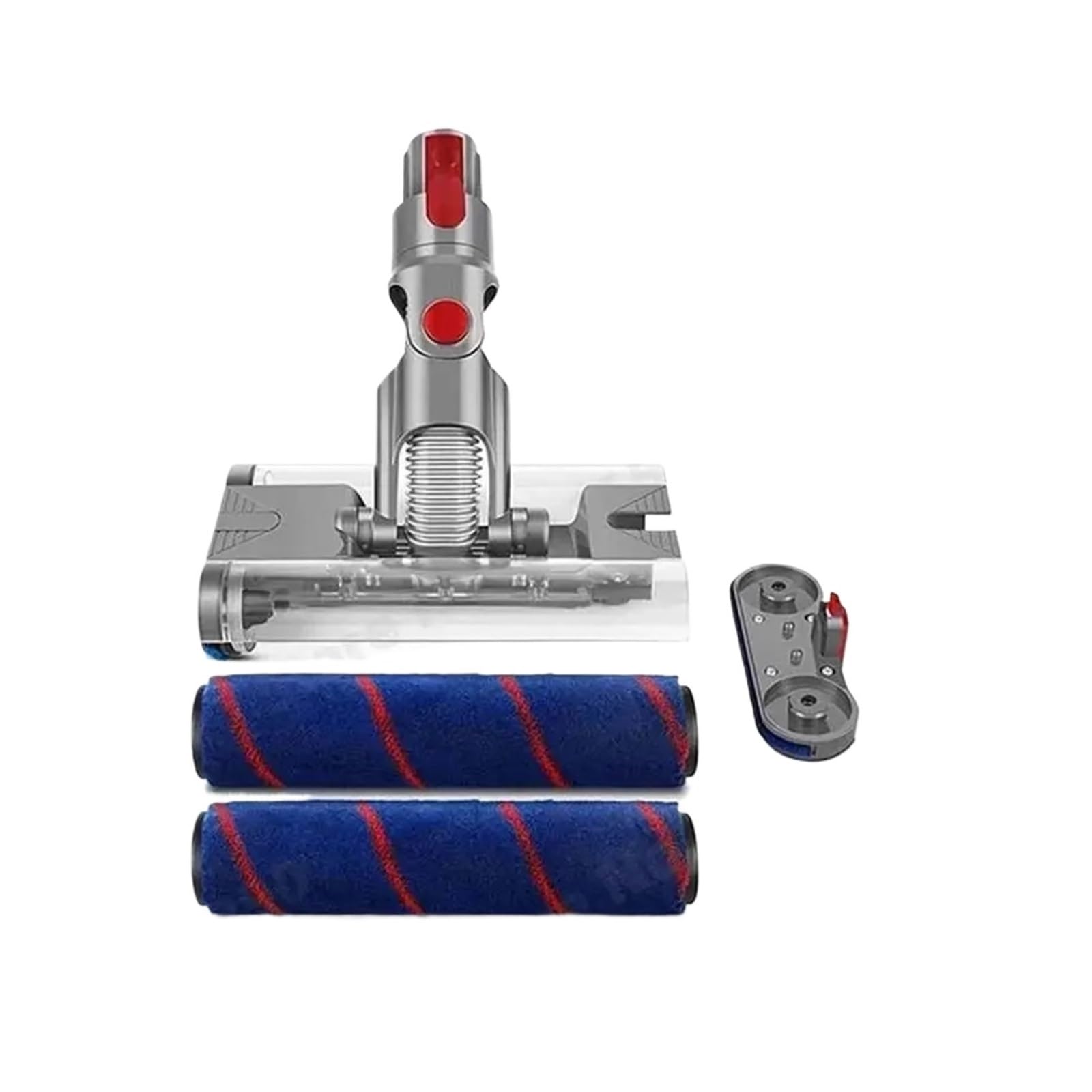Elektrische Doppelbodenbürstenkopf-Teilewerkzeuge, Kompatibel for Dyson, V7 V8 V10 V11 Staubsauger, Weicher Kehrwalzenkopf