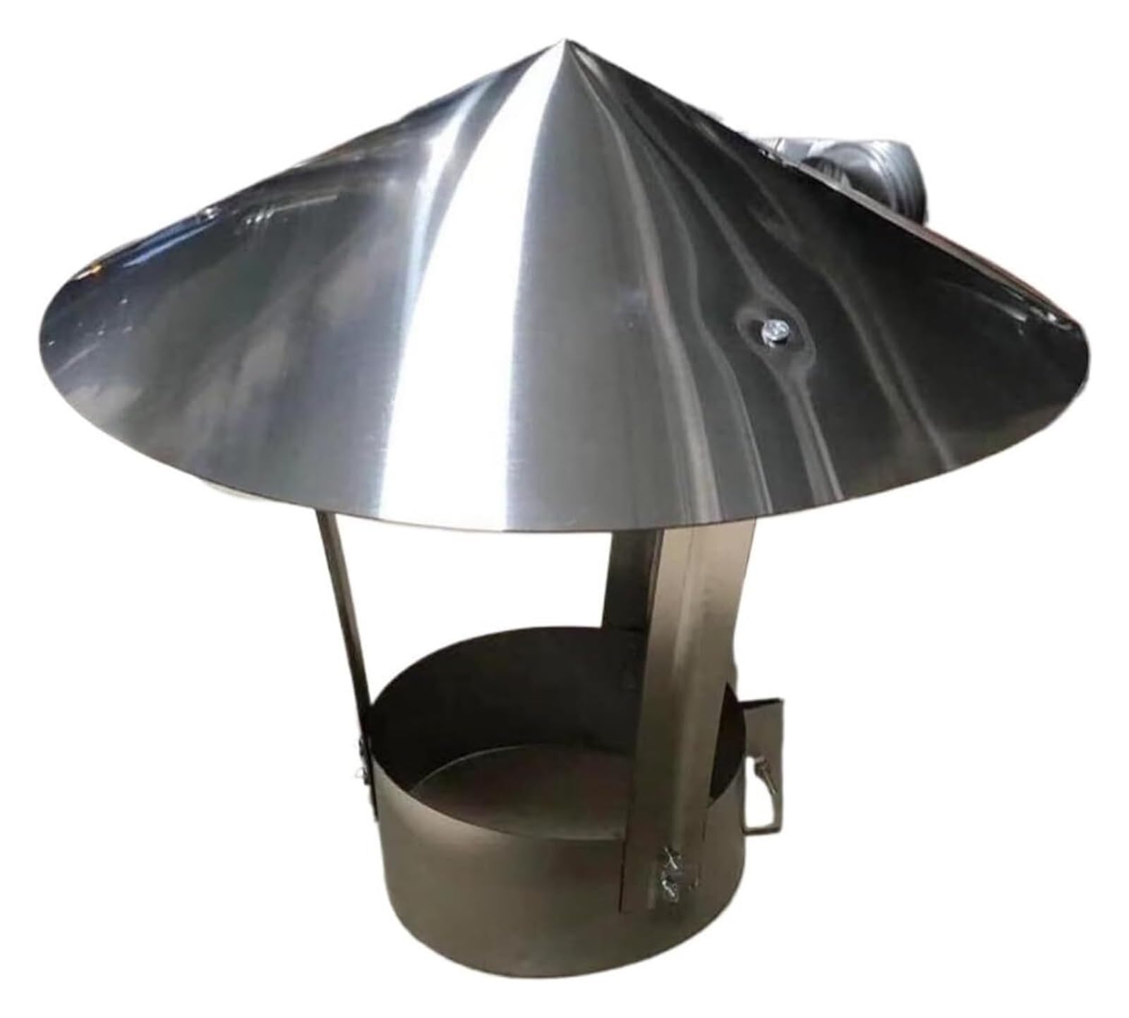 EJGMCNSGB Roof Chimney Flue Cowl Pipe Rain Cover Chimney Cowl Vent Top Protector Cap for Stove Exhaust Pipe (D20cm/7.87in)