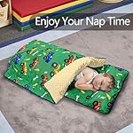 Primlect Nap Mat: Soft Portable Sleeping Bag Detachable Pillow Mat Blanket 2" Thickened Extra Large Kids Toddler Mats for Preschool and Daycare - Image 4
