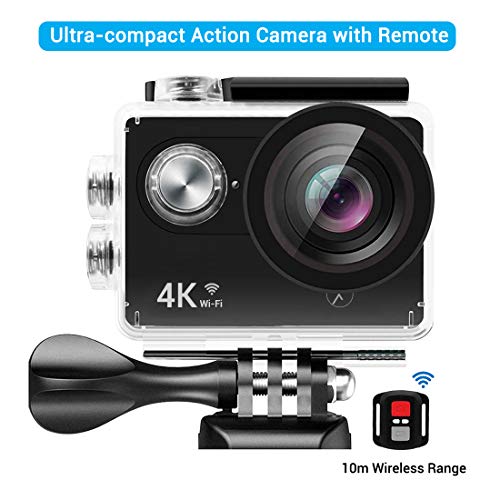 Image of Xmate Stunt Sports Action Camera (Black) | Fast Mode - up to 120 FPS Video Recording |16MP Camera | 4K Video Vecording | Water-Resistant | Supports Micro SD Card up to 32G