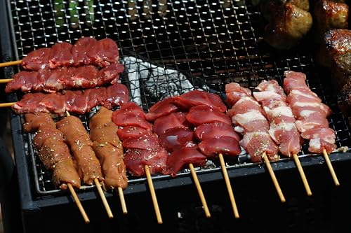 プレミアム合鴨串セット ? モモ・砂肝・レバー・ハツ|本格焼き鳥をご自宅で|1本30g、8本=240gx5パック =1200g