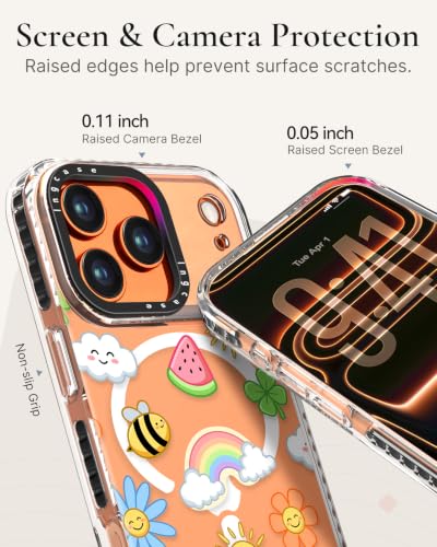 Coque iPhone 17 Pro antichoc TPU évitant les chutes avec support MagSafe
