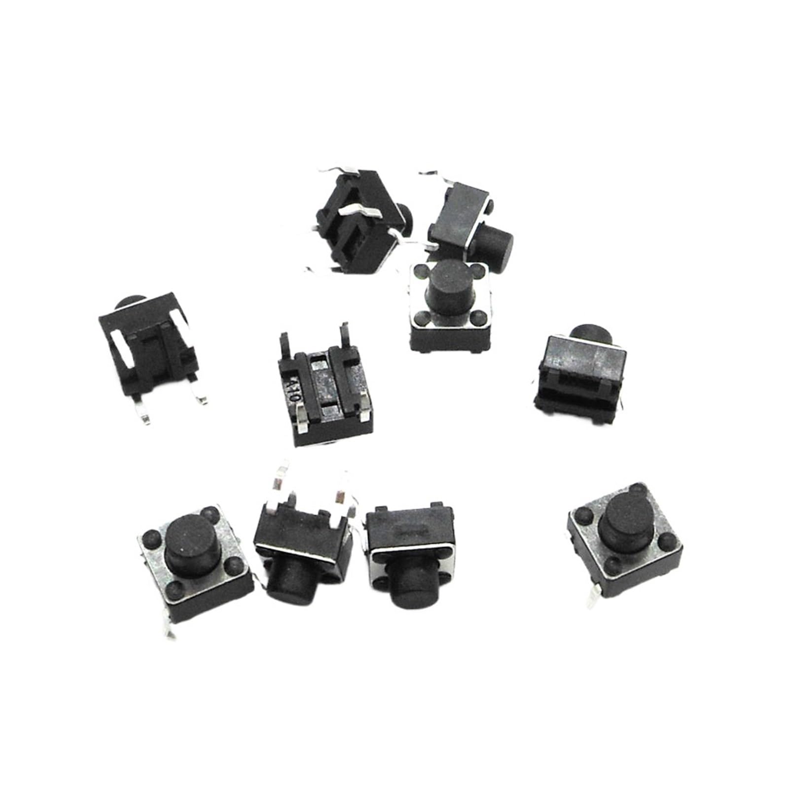 Interrupteur tactile 6x6x6 mm à 4 broches pour circuit imprimé PCB