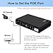 Mini UPS Battery Backup for Routers,Built-in 10400mAh Rechargeable Surge Protector with POE,Output USB 5V/2A DC 5V/9V/12V 2A for Modem,Security Camera, Smartphones (Black)