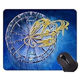 滑り止めラバーゲーミングマウスパッド、ラバーマウスパッドのがん星座占星術占星術テーマ