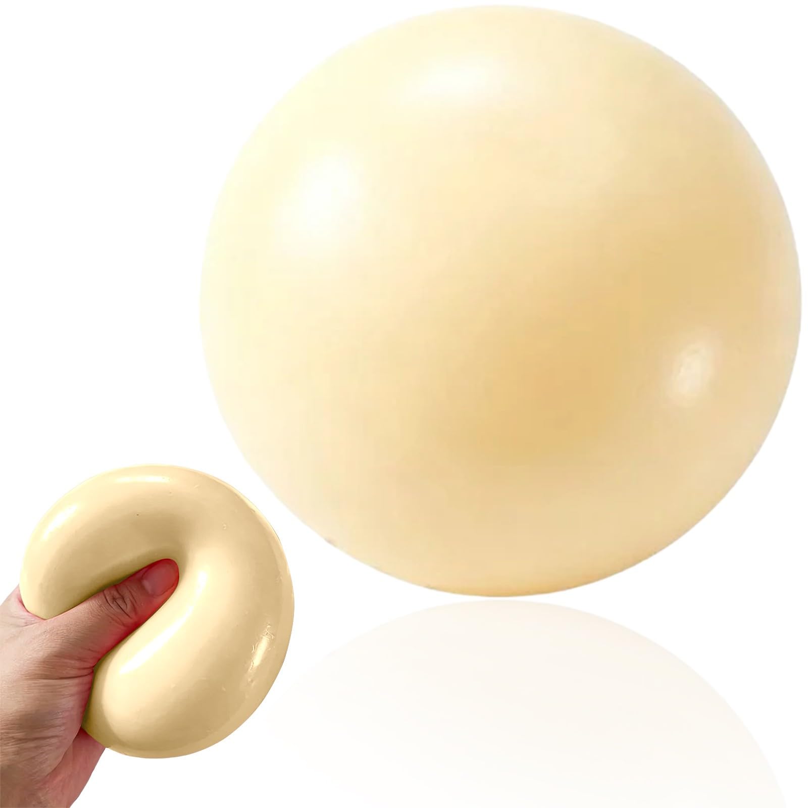 Cheese Squishy, Big Brain Cheese Stress Ball Realistic Design, Anxiety Relief Fidget Toy Sensory Toys For Adults & Kids (A-4) — image 1
